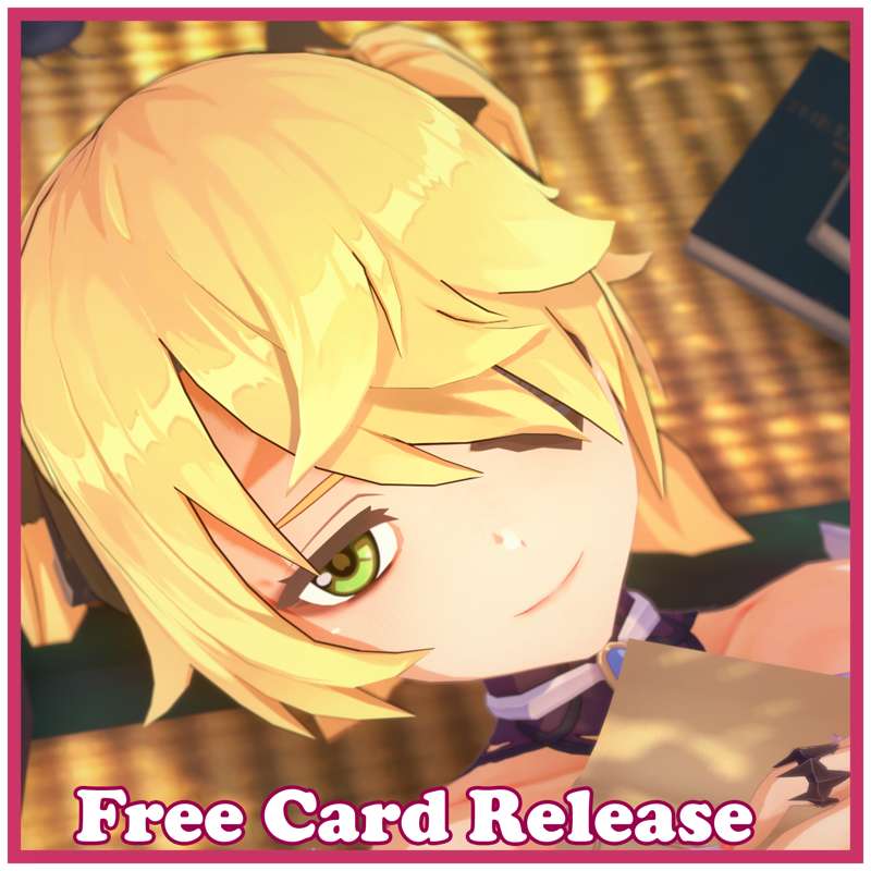 [Free Download] [Genshin] fischl card Release for koikatsu