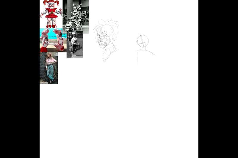 Circus Baby December Procreate Timelapse
