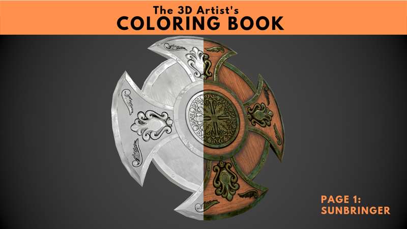 New announcement! The 3D Artist's Coloring Book. 