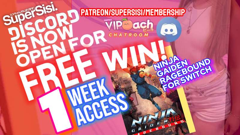 FREE 1 WEEK DISCORD ACCESS IS NOW OPEN!! | WIN: NINJA GAIDEN: RAGEBOUND for Nintendo Switch!