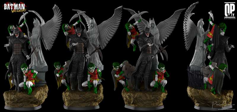 Finished Batman Who Laughs model