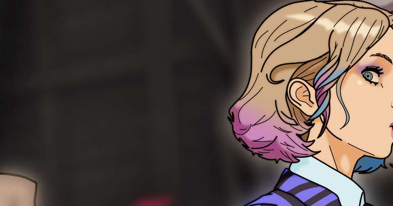 Enid catches the act! 
