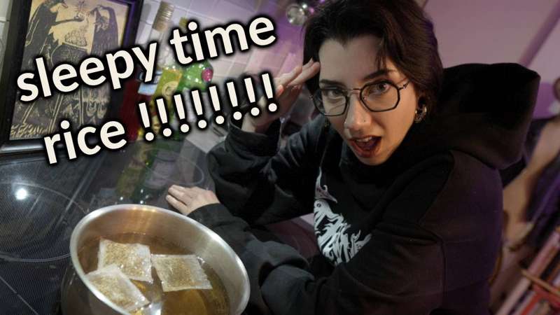 lesbians make sleepy time rice and build a table 