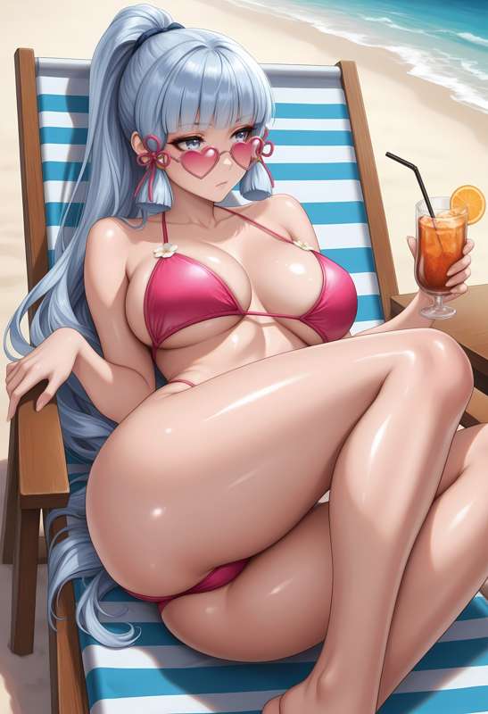 50 Images Set | Genshin Impact ‣ Kamisato Ayaka 🌞👙 | Tier 1+