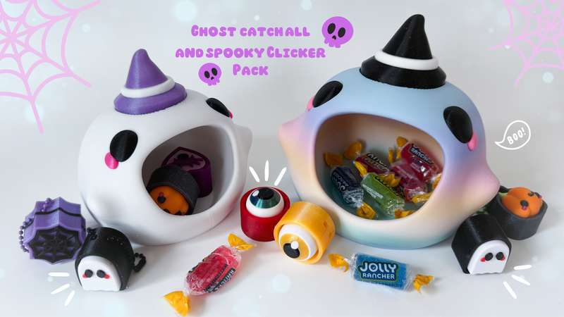Ghost catchall and spooky clicker pack
