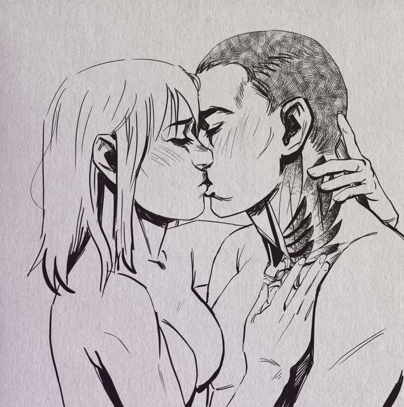 Hrysto&Dalibora NSFW sketches