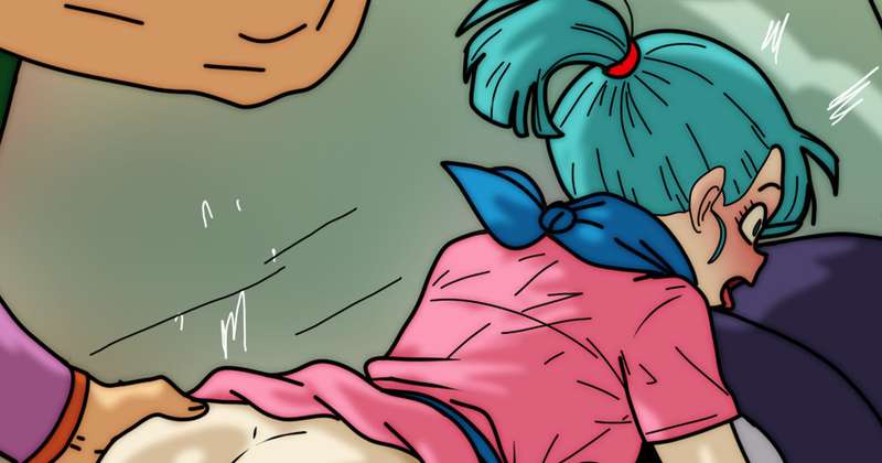 (Commission) Yamcha and bulma 