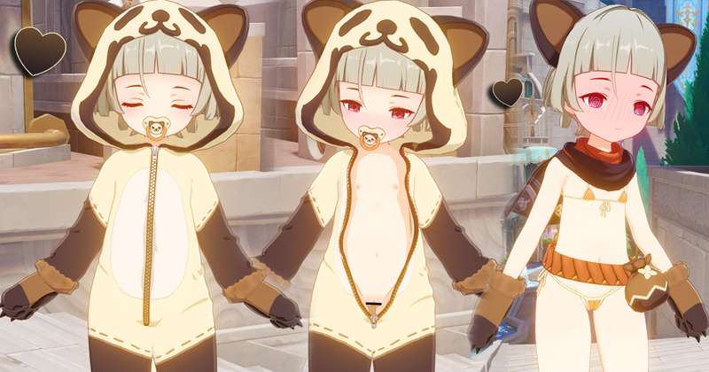 Sayu Tanuki Onesie Download