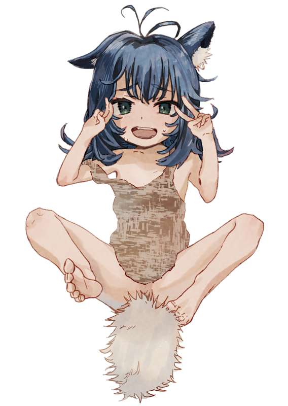 獣耳ちゃん差分イラスト