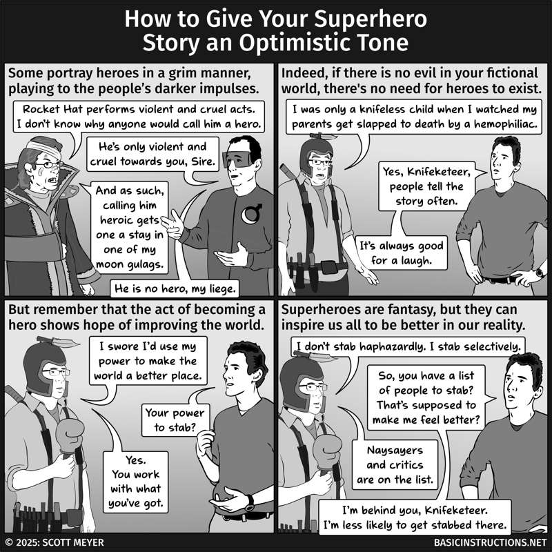 How to Give Your Superhero Story an Optimistic Tone