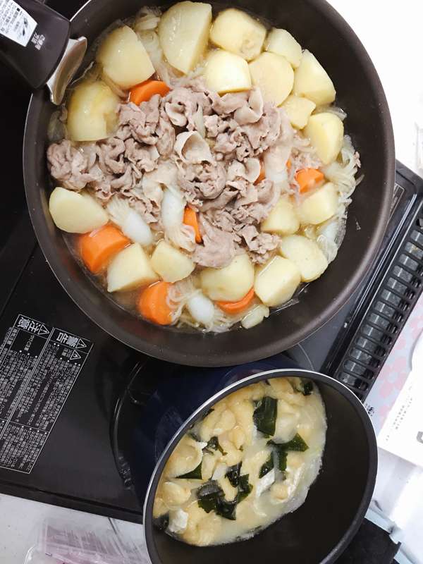 肉じゃがとお味噌汁
