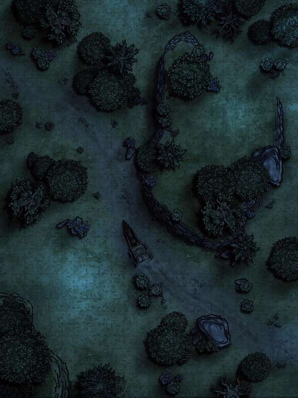 Peaceful grassland road NIGHT GRID 140 dpi (24x32).jpg