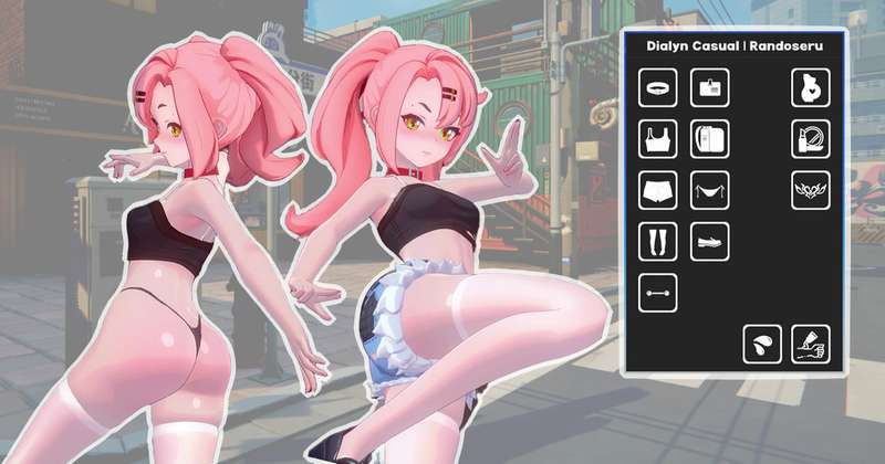 ダイアリン/Dialyn MOD - ニコ 私服/Casual & ラ◯ドセル (v2.5 fixed)
