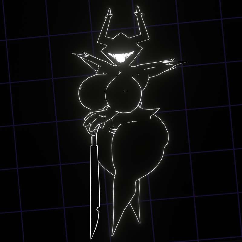 low-rez model photo