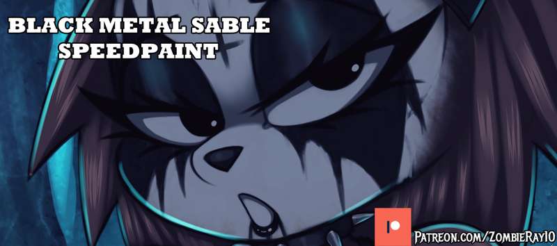 Black Metal Sable - Speedpaint