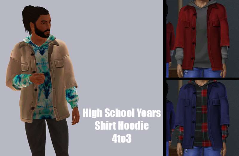 HSY-Shirt Hoodie for Young Adults and Adults Males