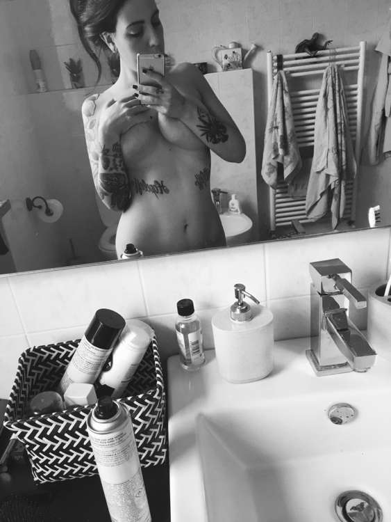 Before shower 