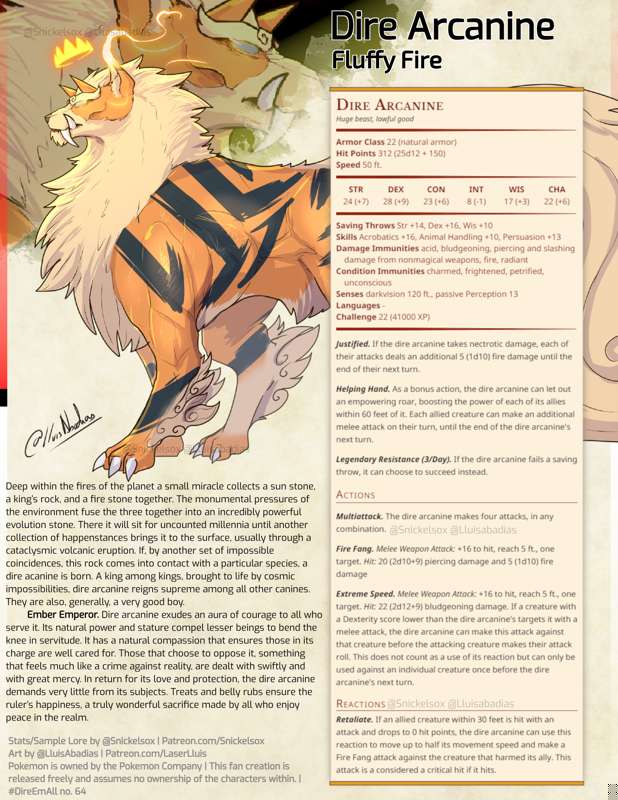 Dire Arcanine