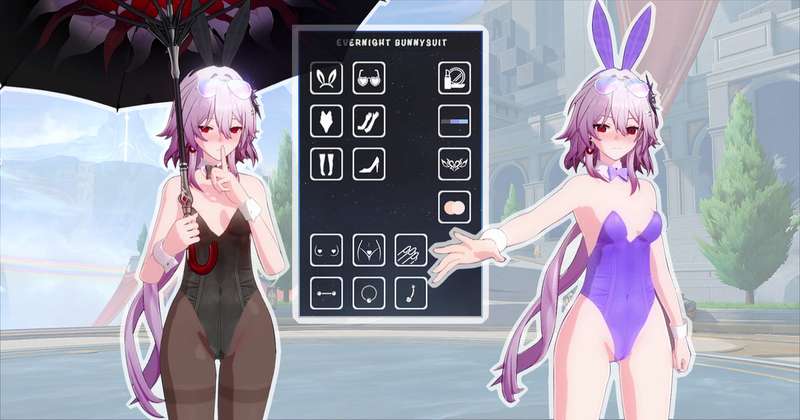 長夜月/Evernight MOD - バニーガール/Bunnysuit