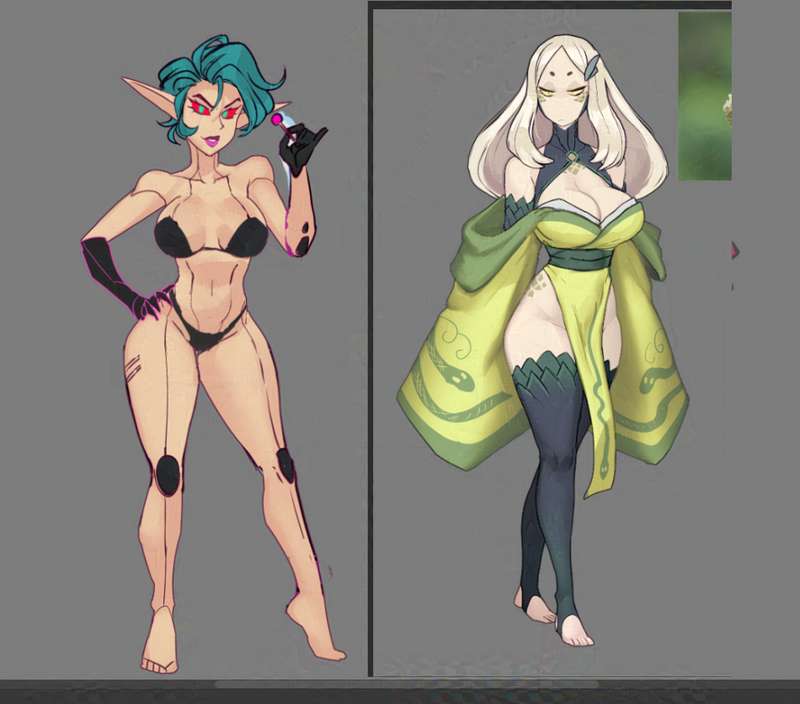 W.I.P. - Adoptables, Fanart and Snakes