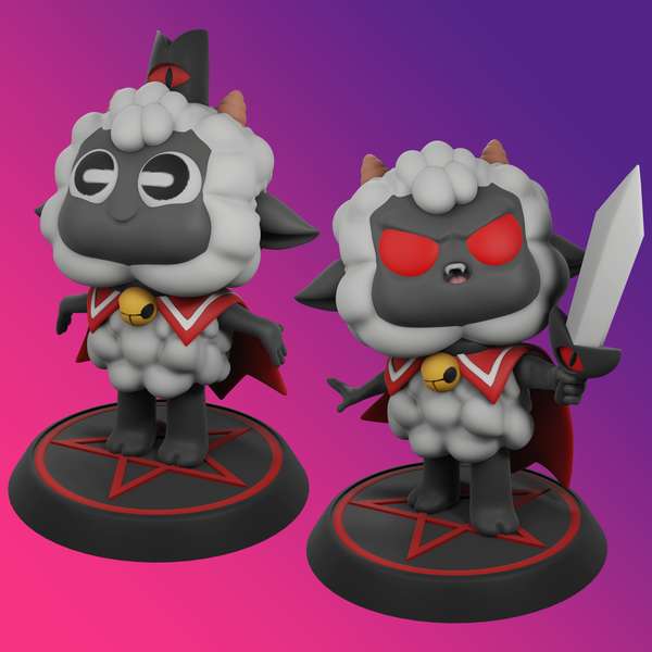 Lambert (Cult of the Lamb) 3d printable!