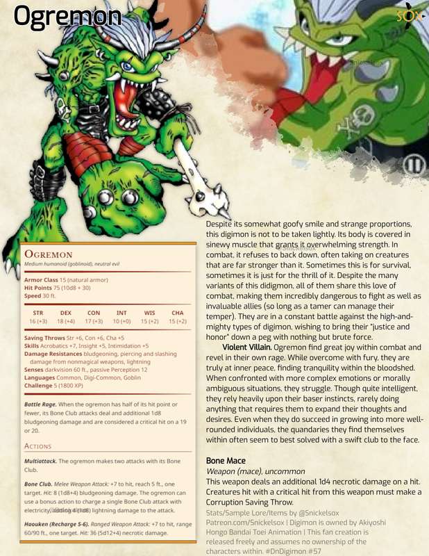 Ogremon and Variants