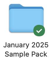JANUARY 2025 - SAMPLE PACK