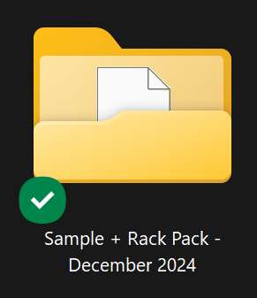 Sample Pack + BISHU GIRTHER - December 2024