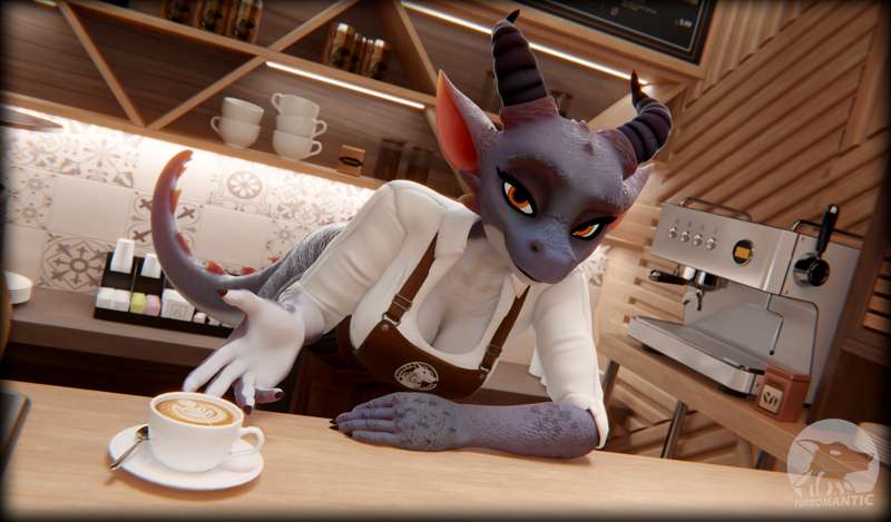 [Model] - Ximena The Kobold Barista (Blender) (Patreon) - Not found