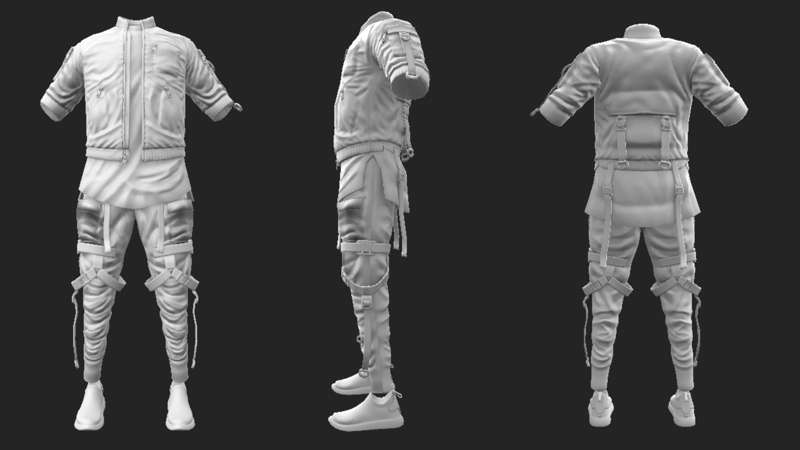Preview of WIP - Techwear outfit