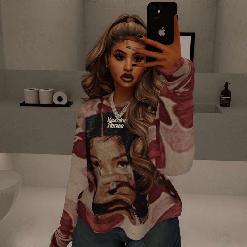 nicki tufted sweater