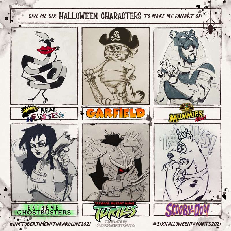 6 Halloween fanarts