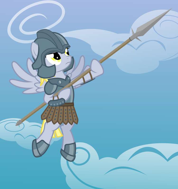 Derpy Fighter in the clouds