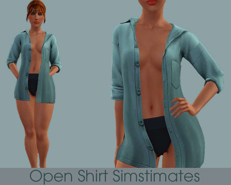 Simstimates - Open Shirt