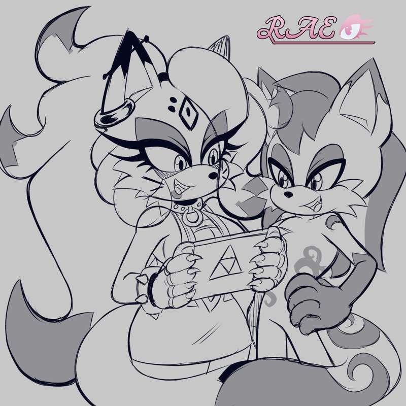 Vix + Fox OC Sketch Request