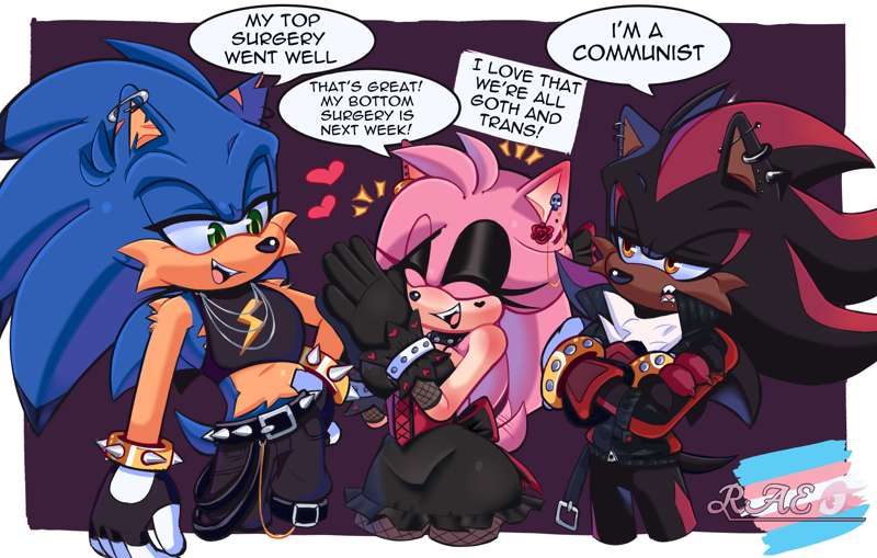 ShadSonAmy Week Day 2: Punk