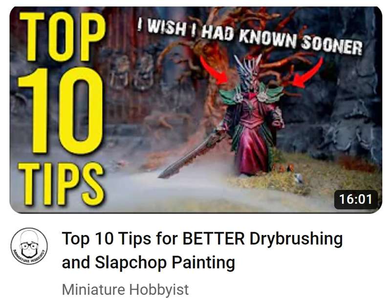 YOUTUBE VIDEO by Miniature Hobbyist