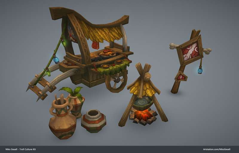World of Warcraft Style Texturing breakdown