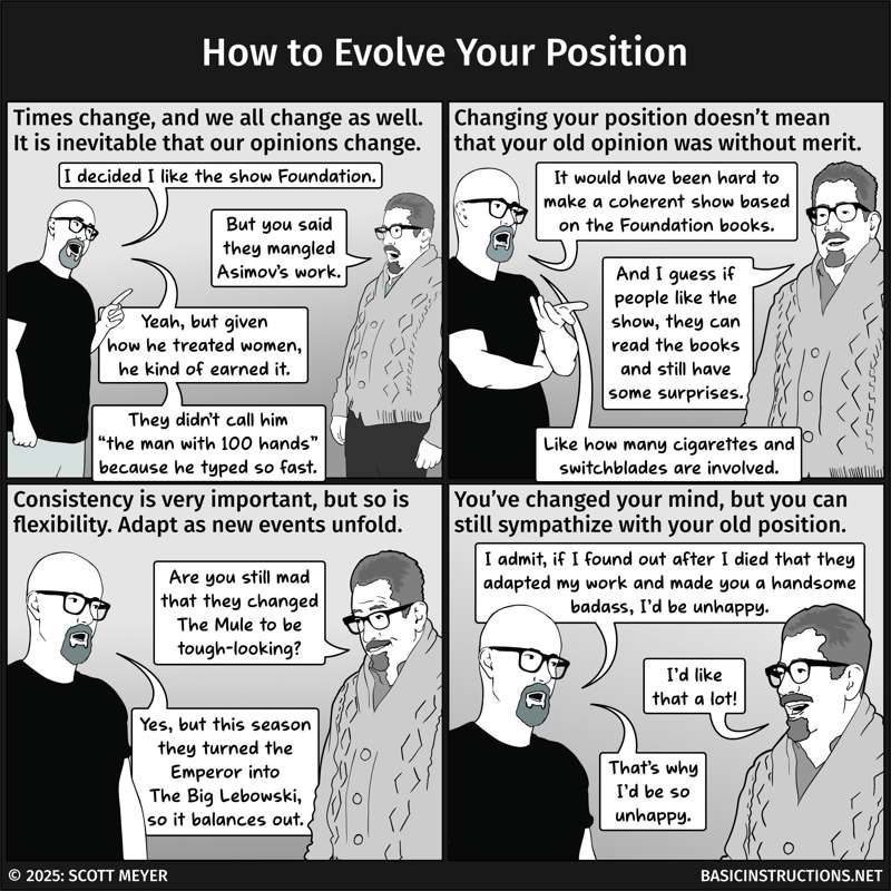 How to Evolve Your Position