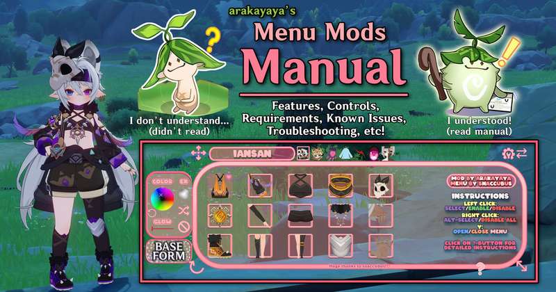 Menu Mods Manual