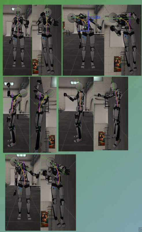 Spine bend reference