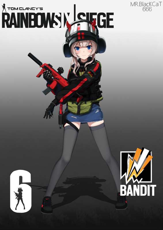 Girls Rainbow Six Siege BANDIT
