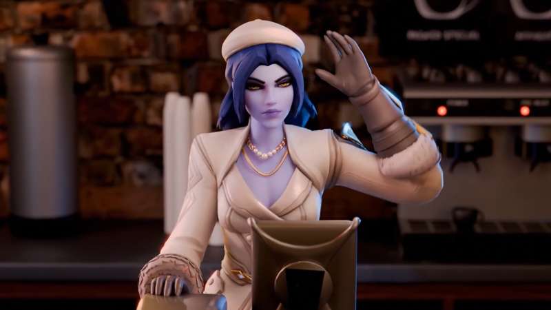Widowmaker: "Do you want cream in your coffee?"☕️