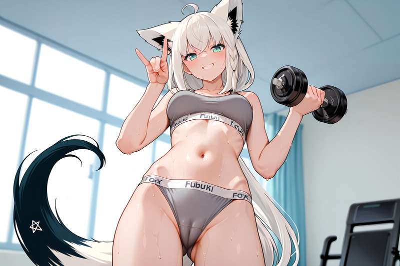 Fubuki Gym Stream (132p)