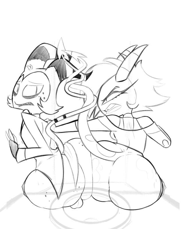 Couple of Imps fighting 