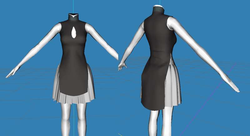 Wip female outfit
