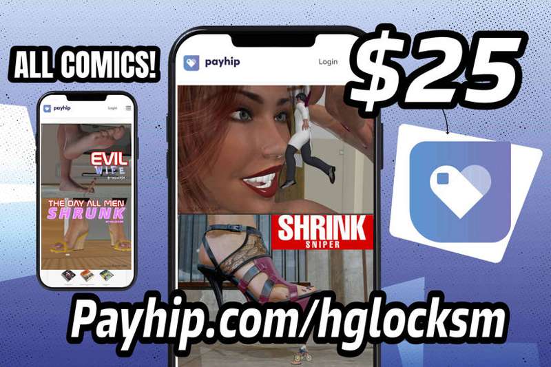 My Payhip.com shop is open! All comics only $25!