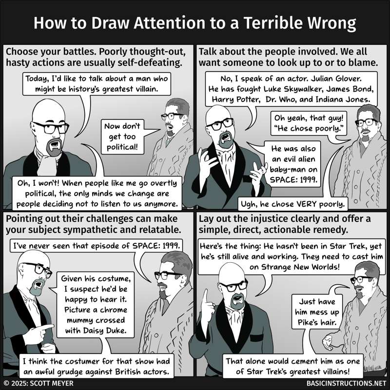 How to Draw Attention to a Terrible Wrong