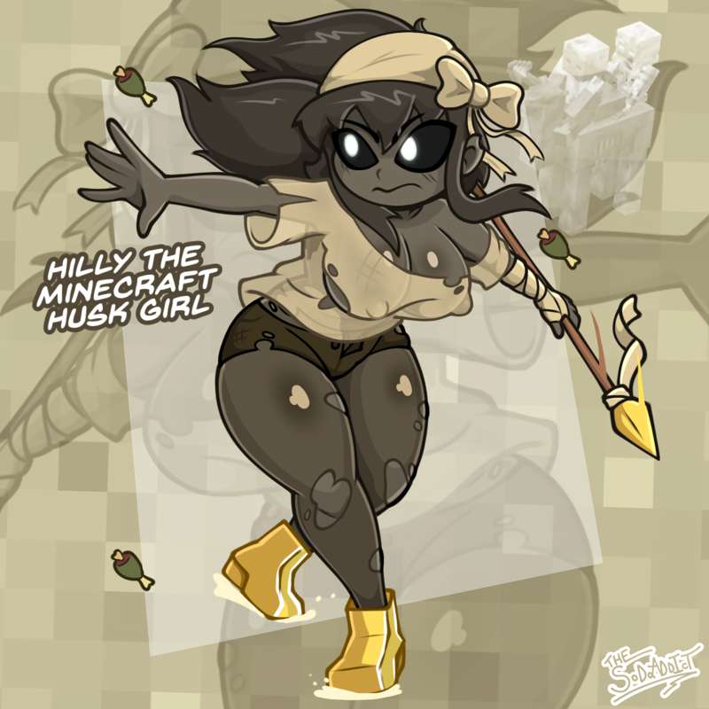 Exposed Husk Zombie Girl (NSFW)