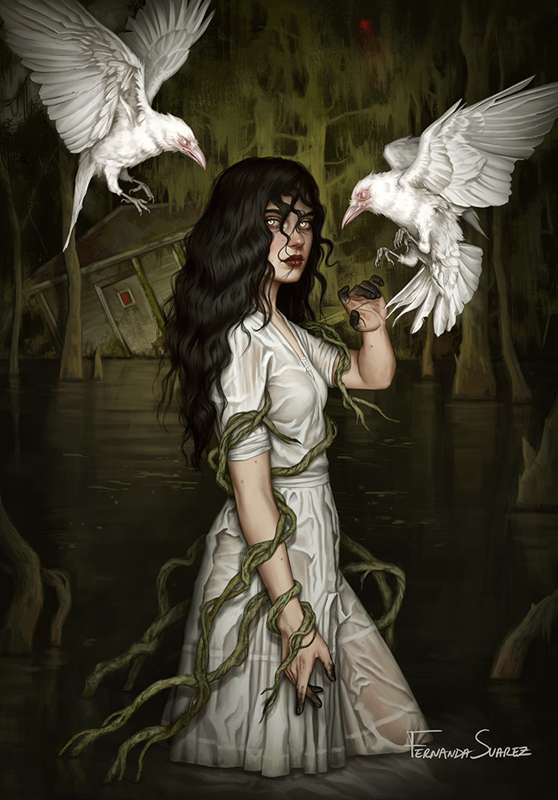 "Moonlight raising from the grave" - New painting!